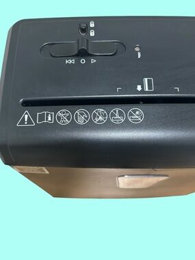 Black Personal Paper Shredder - Compact Home Office Shredder